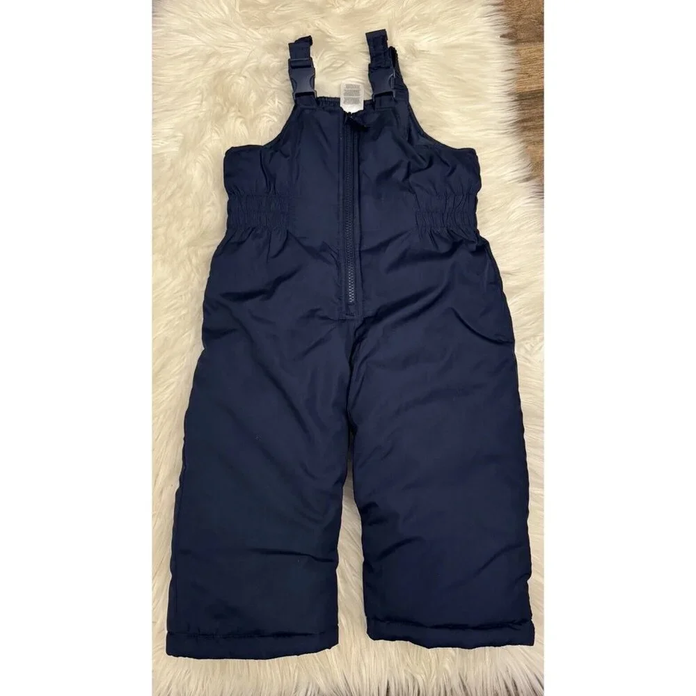 Carter’s Size 2T Navy Blue  Adjustable‎ Snow Bibs Pants